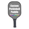 iPrint Custom Pickleballs Paddles, Personalized Pickle Ball Rackets, Customized Photo Text Logo, Max Spin & Control, Comfort Cushion Grip, Long Handle Equipment, Gray view 1