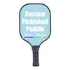 iPrint Custom Pickleballs Paddles, Personalized Pickleballs Paddles with Comfort Grip, Add Your Photo, Text, Logo Paddles, Light Blue view 1