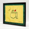 MASTERPIECE FRAMING + IMAGING Golf Flag Display Frame, Magnetic Mount does not damage Flag (Black Frame/Green Suede Mat) view 2