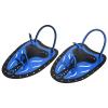 Bnineteenteam 1 Pair Swimming Hand Fins,Comfort Paddles Webbed Gloves Swimming Training Aid for Men Women Children (L-Blue) view 4