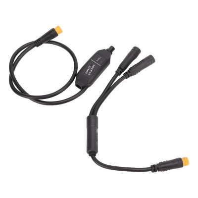 Gear Shift Sensor Cable, Gear Shift Sensor Connector Cable with Short 1T2 Brake Splitter for Bafang Mid Mount Motor Bafang Shift Sensor 1T2 Short Cable Bafang