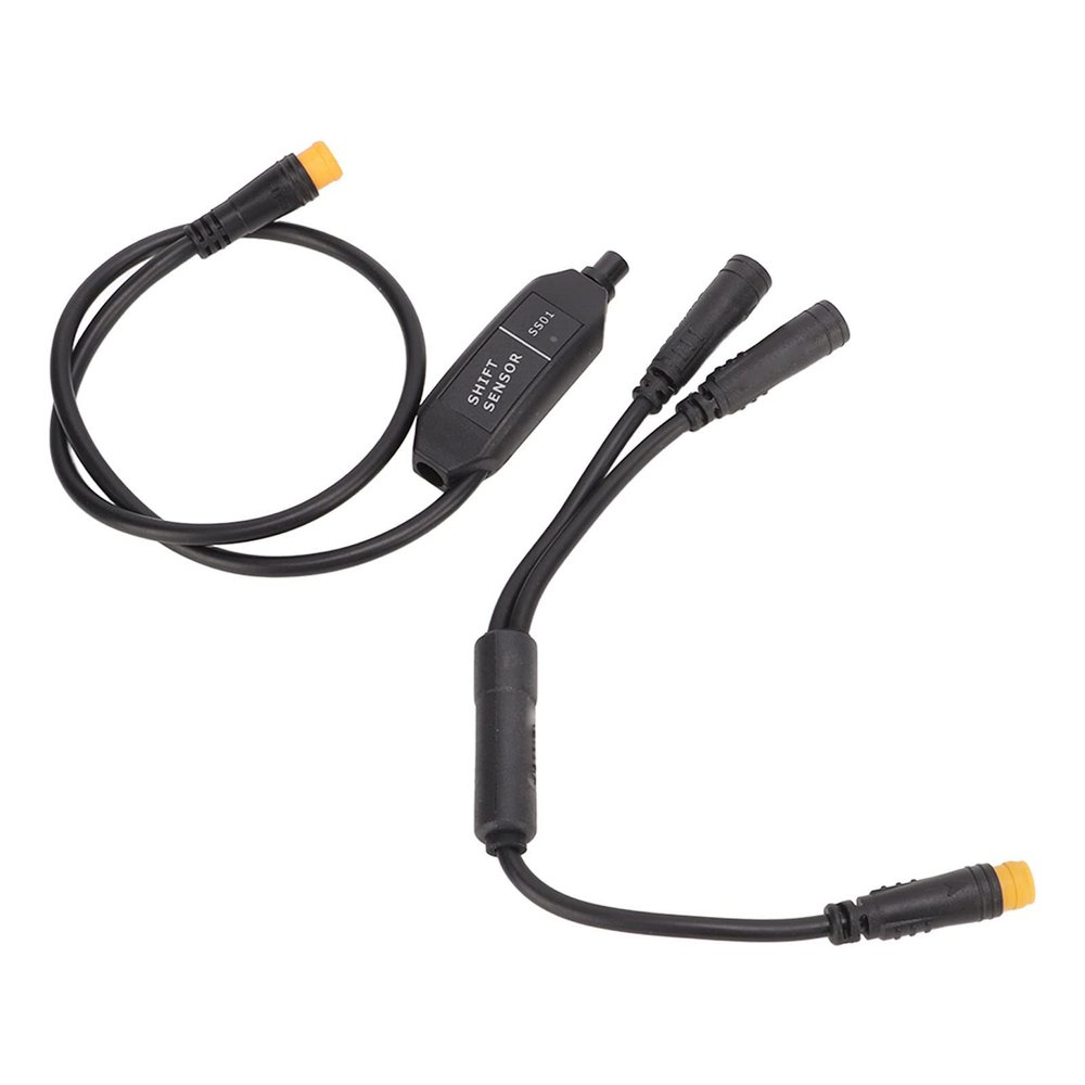 Gear Shift Sensor Cable, Gear Shift Sensor Connector Cable with Short 1T2 Brake Splitter for Bafang Mid Mount Motor Bafang Shift Sensor 1T2 Short Cable Bafang