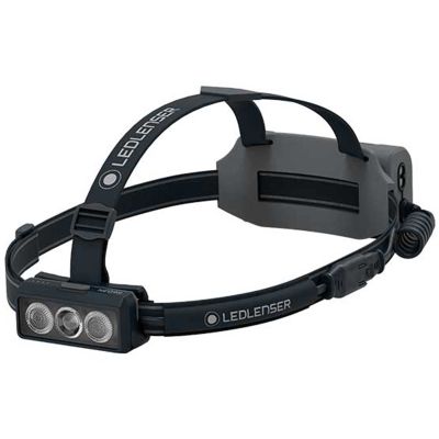 Ledlenser 502324 NEO9R LED Headlight, Black/Gray, Rechargeable, Outdoor, Running, Black, Gray