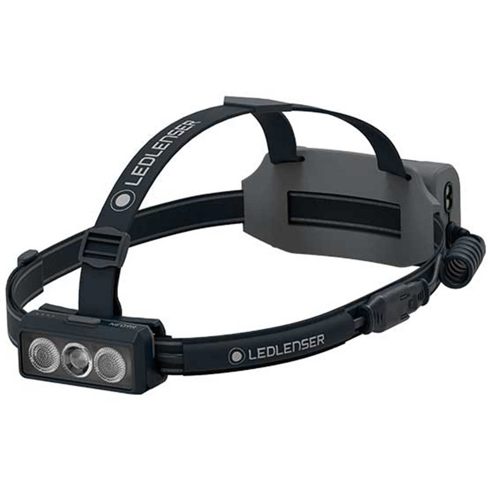 Ledlenser 502324 NEO9R LED Headlight, Black/Gray, Rechargeable, Outdoor, Running, Black, Gray