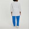 Landau Relaxed Fit 3-Pocket 4-Button Full-Length Lab Coat for Women 3155 White 14T view 3