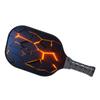 iPrint Custom Pickleballs Paddles, Personalized Pickle Ball Rackets, Customized Photo Text Logo, Max Spin & Control, Comfort Cushion Grip, Long Handle Equipment, Tropical Blue view 3