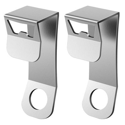 2 Packs Cooler Lock Bracket with Bottle Opener, Heavy Duty Metal Cooler Tie Down Compatible with Yeti/RTIC Coolers, Security Lock Bracket Cooler Accessories