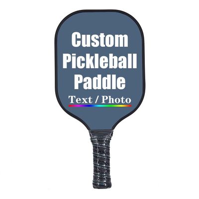 iPrint Custom Pickleballs Paddles, Personalized Pickleballs Paddles with Comfort Grip, Add Your Photo, Text, Logo Paddles, Indigo Blue