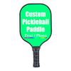 iPrint Custom Pickleballs Paddles, Personalized Pickleballs Paddles with Comfort Grip, Add Your Photo, Text, Logo Paddles, Spring Green view 1