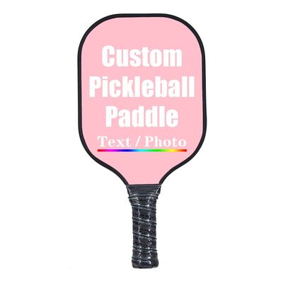 iPrint Custom Pickleballs Paddles, Personalized Pickleballs Paddles with Comfort Grip, Add Your Photo, Text, Logo Paddles, Pink