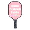 iPrint Custom Pickleballs Paddles, Personalized Pickleballs Paddles with Comfort Grip, Add Your Photo, Text, Logo Paddles, Pink view 1