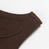 GEMBERA Womens Sleeveless Racerback High Neck Basic Ribbed Knit Fitted Tank Top Mocha Brown XL view 2