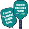 iPrint Custom Pickleballs Paddles, Personalized Pickle Ball Rackets, Customized Photo Text, Max Spin & Control, Comfort Cushion Grip, Long Handle Equipment with Paddles Covers, Tropical Blue view 1