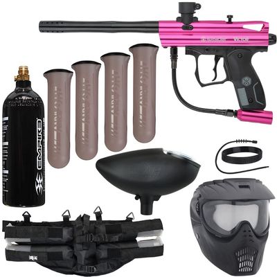Action Village Kingman Spyder Epic Paintball Gun Package Kit (Victor) (Gloss Pink)