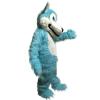 Blue big mouth Wolf Costume Mascot Cosplay Holiday Adult Outfits Design view 3