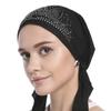 Greenery-GRE Head Tie Quick Drying Cycling Cap Headband Skull Beanie Bandanas Do Rags Breathable Moisture Wicking Pirate Hat Helmet Liner (Crystal Black) view 1