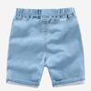 EISHOW Toddler Baby Boys Girls Cotton Denim Shorts,Kids Casual Elastic Denim Shorts with Pockets Stretch Shorts Jeans Pants (Light Blue,7Y,7 Years) view 2