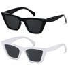 ANDWOOD Cat Eye Sunglasses for Women Cateye Frames Fashion Vintage Square Classic Retro Sun Glasses view 1
