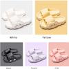 Cloudy Thickened Soft-soled,Bathroom Non-Slip Thick Sole Shoes,Cute Cloud Summer Girl Heart Home Non-Slip,Super soft home slippers for bathroom shower, Suitable for indoor and outdoor (7.5-8, White) view 3