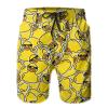 FREEHOTU Men's Swim Trunks Yellow Duck Sunglasses Beach Board Shorts Quick Dry Swimwear Sports with Pockets XX-Large view 1