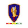 Kiss-Cut Stickers - Army - 1st Aviation Brigade Vietnam w SVC wo Txt (6"x6", White) view 1