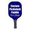 iPrint Custom Pickleballs Paddles, Personalized Pickle Ball Rackets, Customized Photo Text Logo, Max Spin & Control, Comfort Cushion Grip, Long Handle Equipment, Navy view 1