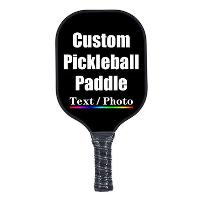 iPrint Personalized Custom Pickleballs Paddles Design Your Own, Pickleballs Paddles Customized Photo Text Pickleballs Rackets, Black
