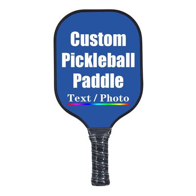 iPrint Custom Pickleballs Paddles, Personalized Pickleballs Paddles with Comfort Grip, Add Your Photo, Text, Logo Paddles, Royal Blue