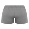Aislor Girl's Boy's Athletic Dance Shorts Pull On Shiny Sequin Shorts Training Gymnastics Short Hot Pants with Bowknot Silver 1-2 Years view 2