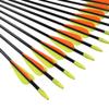 Archery Practice Fiberglass Arrows 30 Inch Target Shooting Safetyglass Recurve Bows Suitable for Youth Children Woman Beginner 12PCS view 3