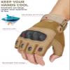 KEMIMOTO Fingerless Tactical Gloves for Men, Motorcycle Gloves for Outdoor Work Sports, for Hunting Hiking Camping view 3