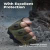 KEMIMOTO Fingerless Tactical & Motorcycle Gloves for Men, Outdoor Work Sports, Cycling, Hunting, Hiking & Camping view 2
