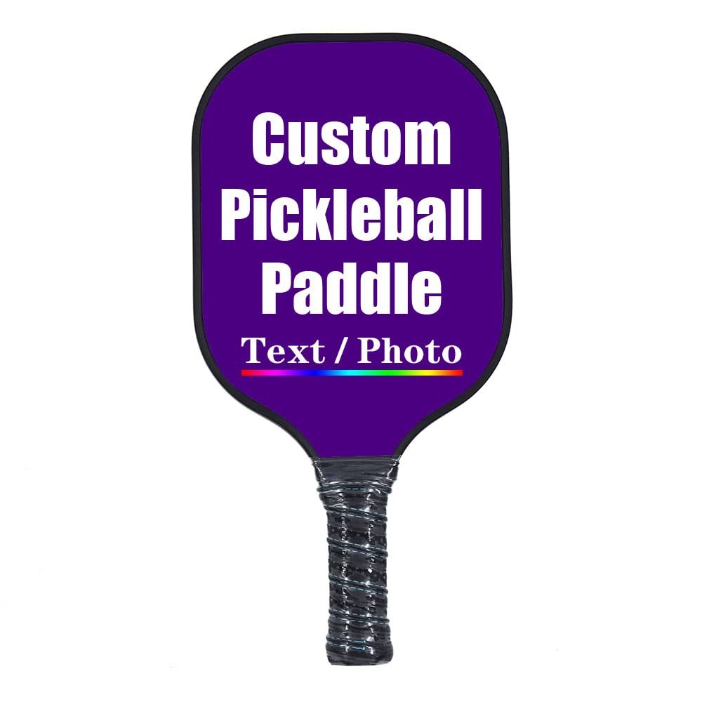 iPrint Personalized Custom Pickleballs Paddles Design Your Own, Pickleballs Paddles Customized Photo Text Pickleballs Rackets, Indigo