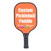 iPrint Custom Pickleballs Paddles, Personalized Pickle Ball Rackets, Customized Photo Text Logo, Max Spin & Control, Comfort Cushion Grip, Long Handle Equipment, Coral view 1
