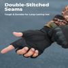 KEMIMOTO Fingerless Tactical Gloves for Men, Motorcycle Gloves for Outdoor Work Sports, Fingerless Cycling Gloves for Hunting Hiking Camping view 4