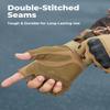 KEMIMOTO Fingerless Tactical Gloves for Men, Motorcycle Gloves for Outdoor Work Sports, for Hunting Hiking Camping view 4