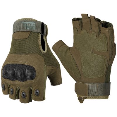 KEMIMOTO Fingerless Tactical Gloves for Men, Motorcycle Gloves for Outdoor Work Sports, for Hunting Hiking Camping