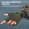 KEMIMOTO Fingerless Tactical Gloves for Men, Motorcycle Gloves for Outdoor Work Sports, for Hunting Hiking Camping view 4