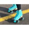 CLAS FOX 78A Indoor or Outdoor 65x35mm Quad Roller Skate Wheels with ABEC-9 Bearings 8 Pcs (Sea Blue) view 4