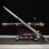 HERO SWORD Handmade Qing Dynasty Jian Bai Lian Folded Steel Chinese Sword Copper Sword Fittings Dragon Knife Double Groove Full Tang Blade Very Sharp view 4