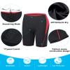 Fiteng Men's Swim Jammers Competitive Athletic Swim Team Suit Training Endurance Racing Quick Dry Swimming Shorts UPF 50 Black/Red view 4