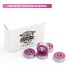 Premium 20pc 608rs Chrome Steel Ball Bearings - ABEC Bearings for Skateboard, Longboard, Quad Skate - Deep Groove, Double Rubber Sealed - 8x22x7mm view 3