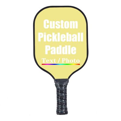iPrint Custom Pickleballs Paddles, Personalized Pickle Ball Rackets, Customized Photo Text Logo, Max Spin & Control, Comfort Cushion Grip, Long Handle Equipment, Khaki