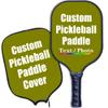iPrint Custom Pickleballs Paddles, Personalized Pickleballs Paddles with Comfort Grip, Add Your Photo, Text, Logo Paddles with Paddles Covers, Olive view 1