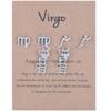 3 Pairs New Card Packaging Horoscope Zodiac Stud Earrings 12 Constellation Astrology 18K Gold Plated Little Ear Stud for Women Friendship Jewelry Gift -Virgo view 1