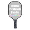 iPrint Personalized Custom Pickleballs Paddles Design Your Own, Pickleballs Paddles Customized Photo Text Pickleballs Rackets, Silver view 1