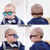 COASION 2 Pack Bendable Flexible Polarized Newborn Baby Sunglasses with Strap for Infant Boys Girls Age 0-24 Months (Pink-Green/Blue Mirror + Pink/Pink Mirror) view 2
