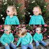 COASION 2 Pack Bendable Flexible Polarized Newborn Baby Sunglasses with Strap for Infant Boys Girls Age 0-24 Months (Pink-Green/Blue Mirror + Pink/Pink Mirror) view 3