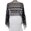 EASEDAILY Women's Shawls and Wraps for Evening Dresses Sparkling Sequin Deco Wedding Scarf Stole with Fringe for Bride view 1