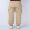 TAIKMD Kids Girls Sweatpants Cargo Jogger Pants Active Sporty Joggers Track Pants Punk Street Dance Trousers (US, Age, 4 Years, Khaki) view 2